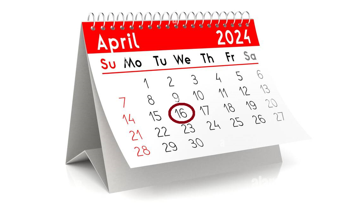 Time & Date: 10am Tuesday, 16th April 2024 ↓